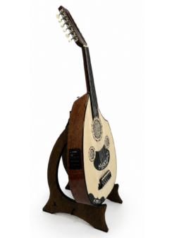 Электроакустический уд с плоским корпусом (Oud) — сапеле, ель, уценка