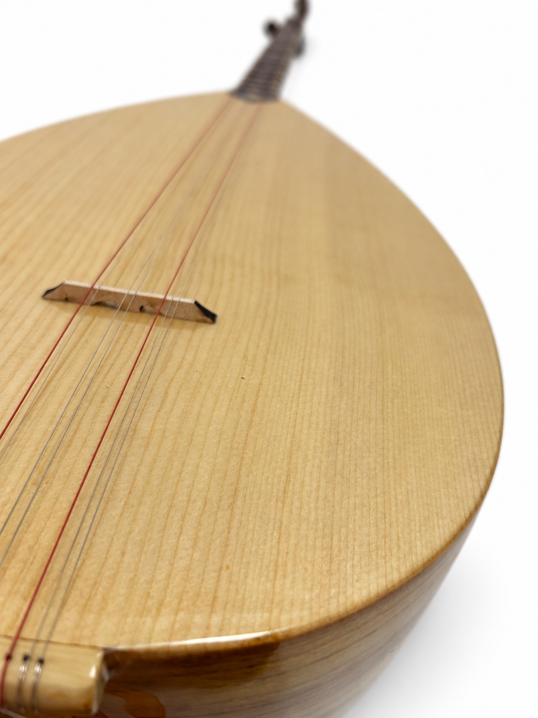 Турецкий саз с длинным грифом Uzun Sap Standard (Saz, Uzun Sap Bağlama) — тутовник, европейская ель — изображение 2