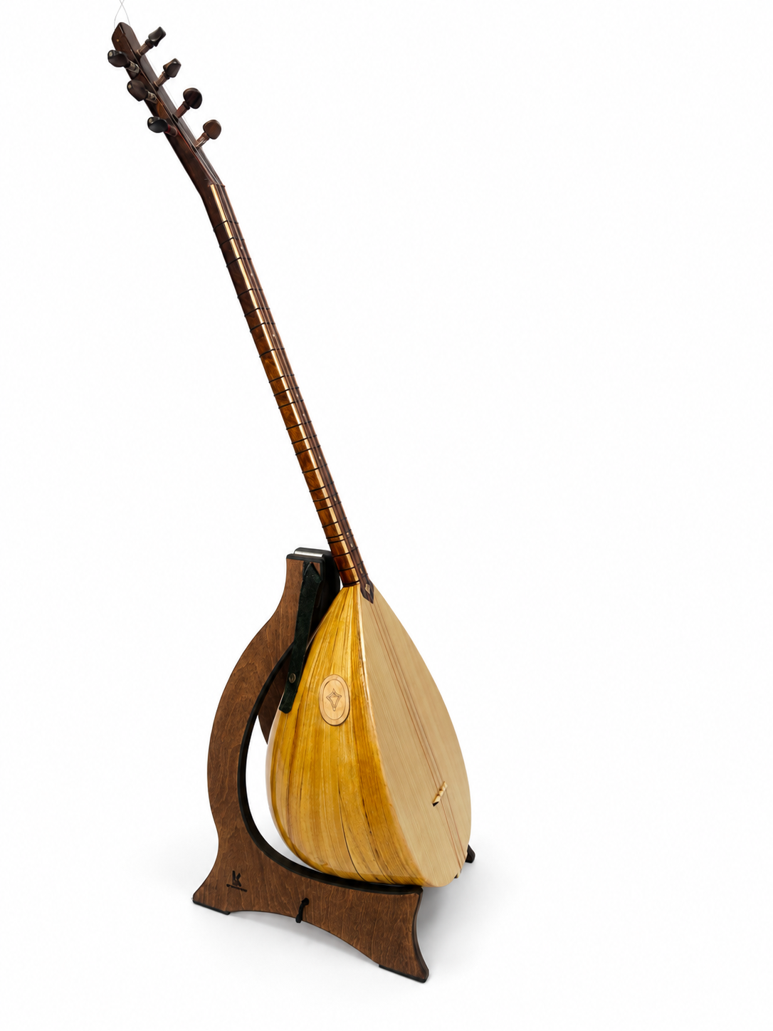 Турецкий саз с длинным грифом Uzun Sap Standard (Saz, Uzun Sap Bağlama) — тутовник, европейская ель