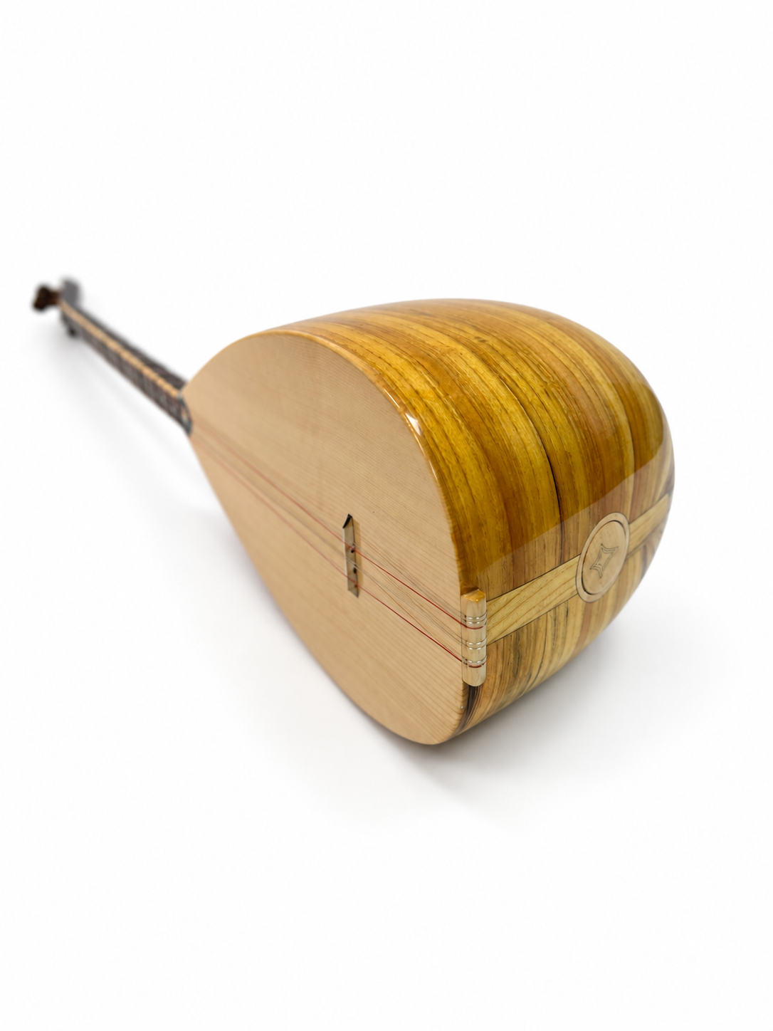 Турецкий саз с длинным грифом Uzun Sap Standard (Saz, Uzun Sap Bağlama) — тутовник, европейская ель — изображение 5
